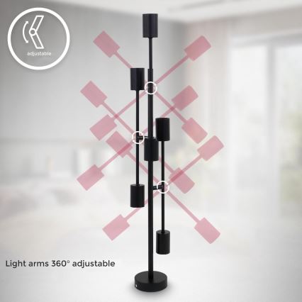 B.K. Licht 1344 - Viseći luster 6xE27/60W/230V