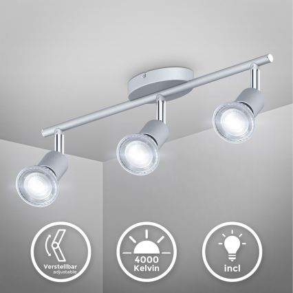 B.K.Licht 1409 - LED Reflektorska lampa 3xGU10/5W/230V