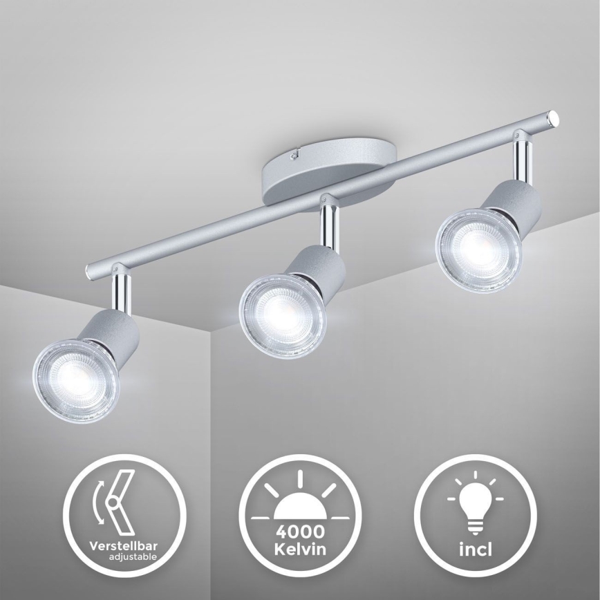 B.K.Licht 1409 - LED Reflektorska lampa 3xGU10/5W/230V