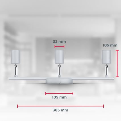 B.K.Licht 1409 - LED Reflektorska lampa 3xGU10/5W/230V