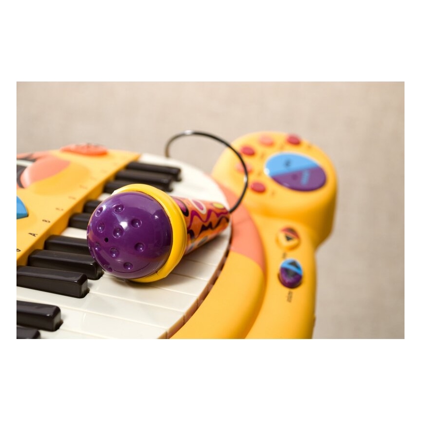 B-Toys - Dečiji klavir sa mikrofonom Mačka 4xAA