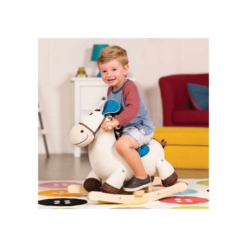 B-Toys - Konjić za ljuljanje BANJO topola