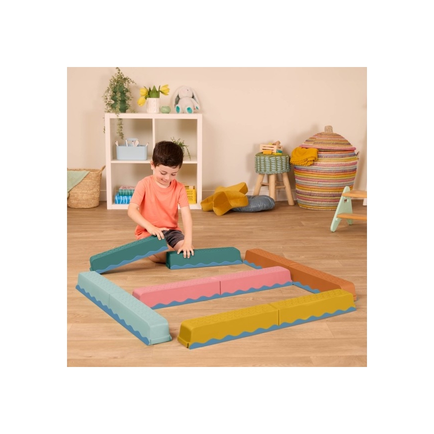 B-Toys - Staza za prepreke BALANCE & HOP, 10 kom