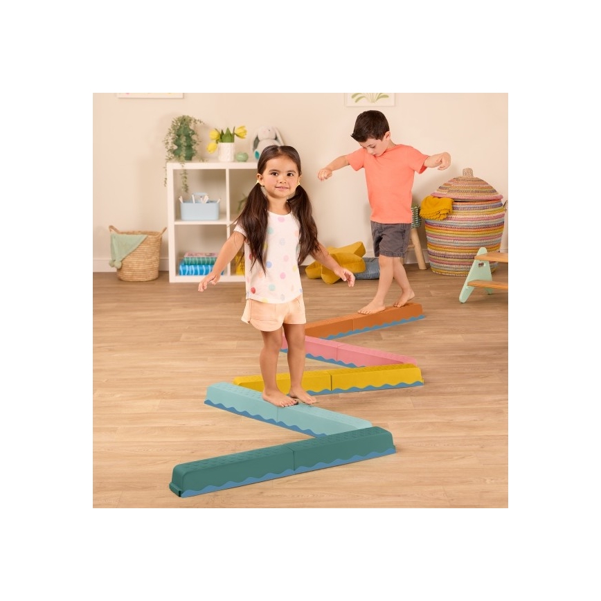 B-Toys - Staza za prepreke BALANCE & HOP, 10 kom