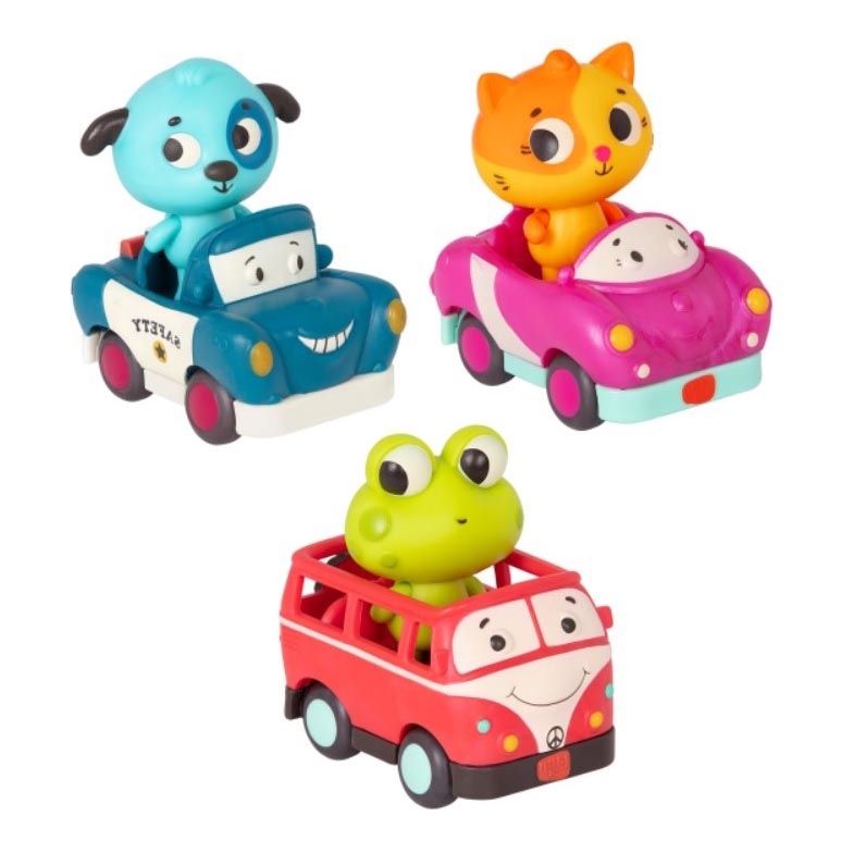 B-Toys - Svetleći autići sa melodijom 3xAG13