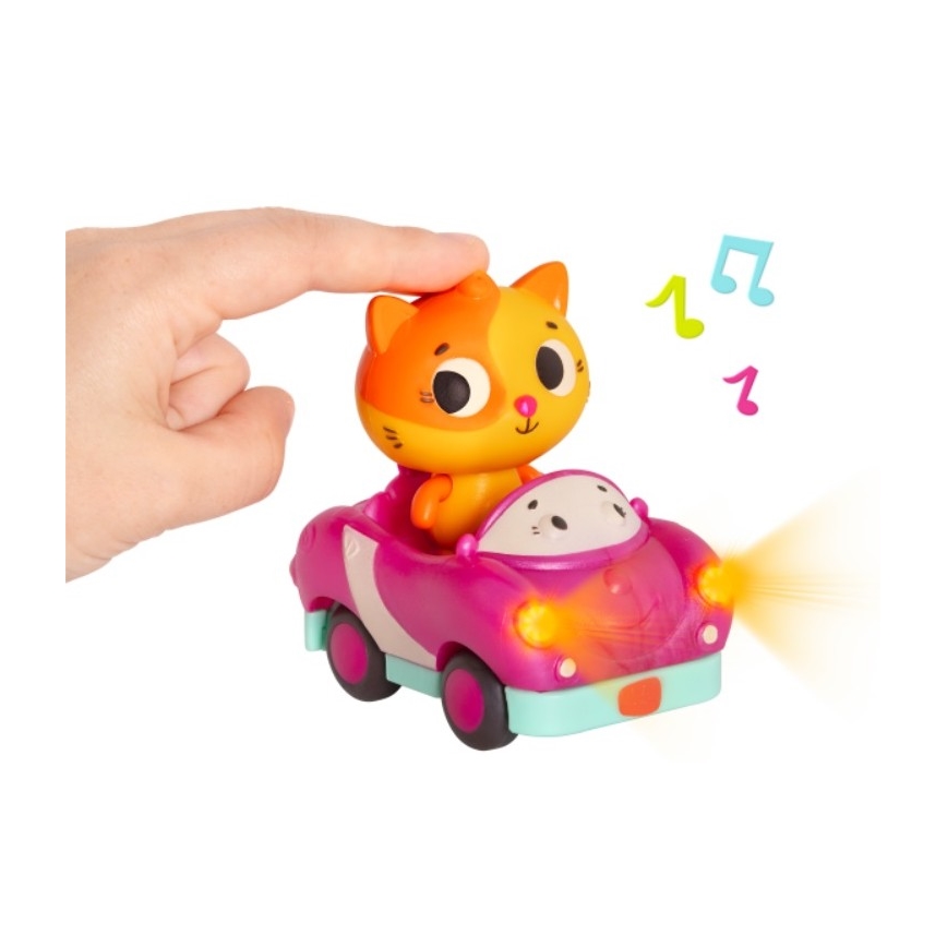 B-Toys - Svetleći autići sa melodijom 3xAG13