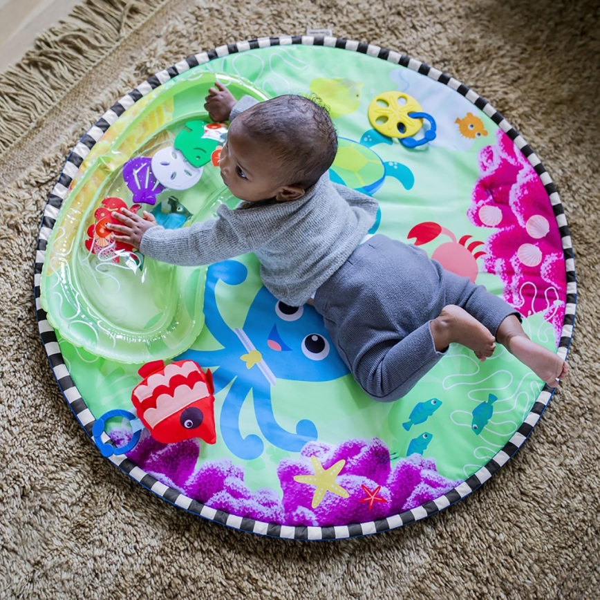 Baby Einstein - Dečiji prekrivač za igru sa vodenom podlogom 2u1 SEA FLOOR EXPLORERS