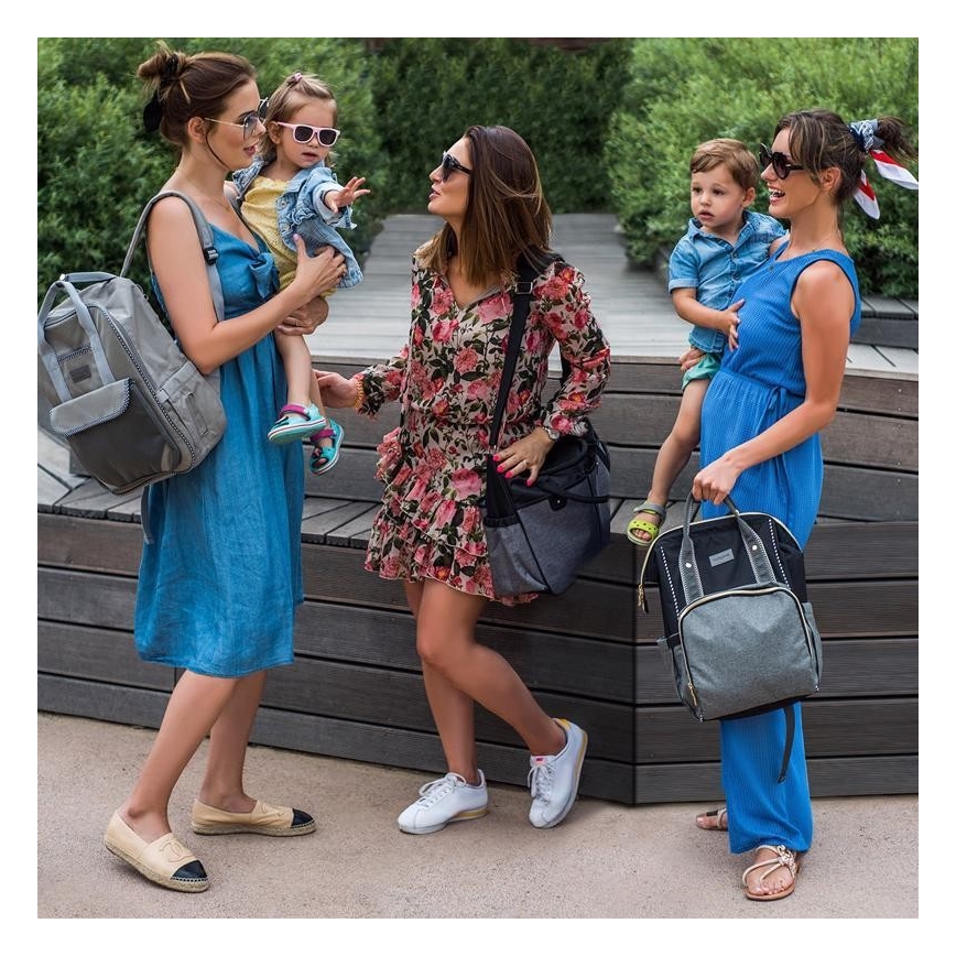BabyOno - Ranac za previjanje za kolica Oslo Style crno
