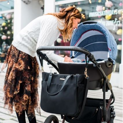 BabyOno - Torba za previjanje za kolica Coco crno