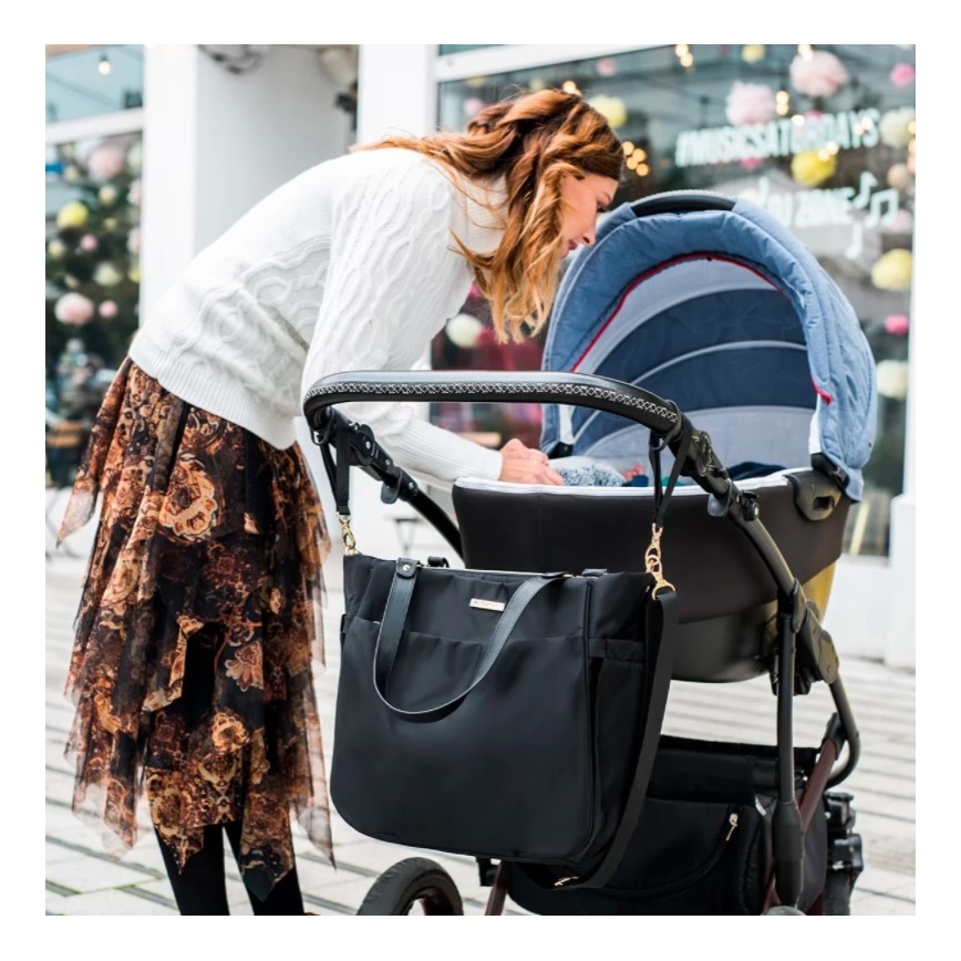 BabyOno - Torba za previjanje za kolica Coco crno