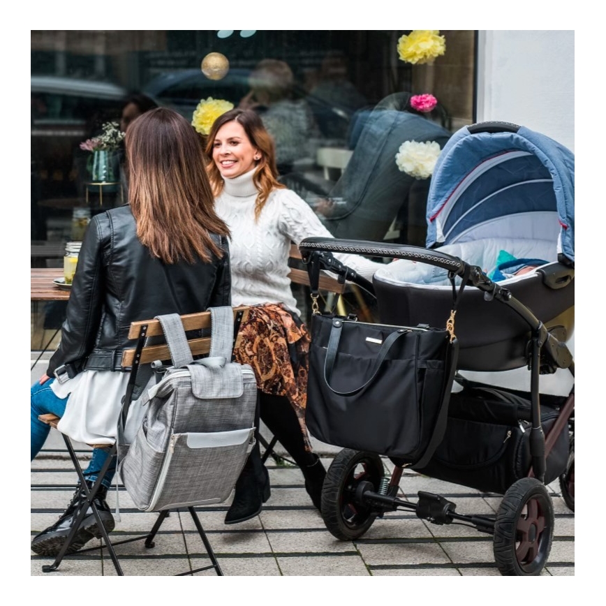 BabyOno - Torba za previjanje za kolica Coco crno