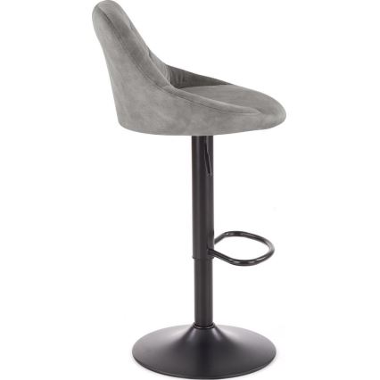 Barska stolica 106x47 cm sivo/crno