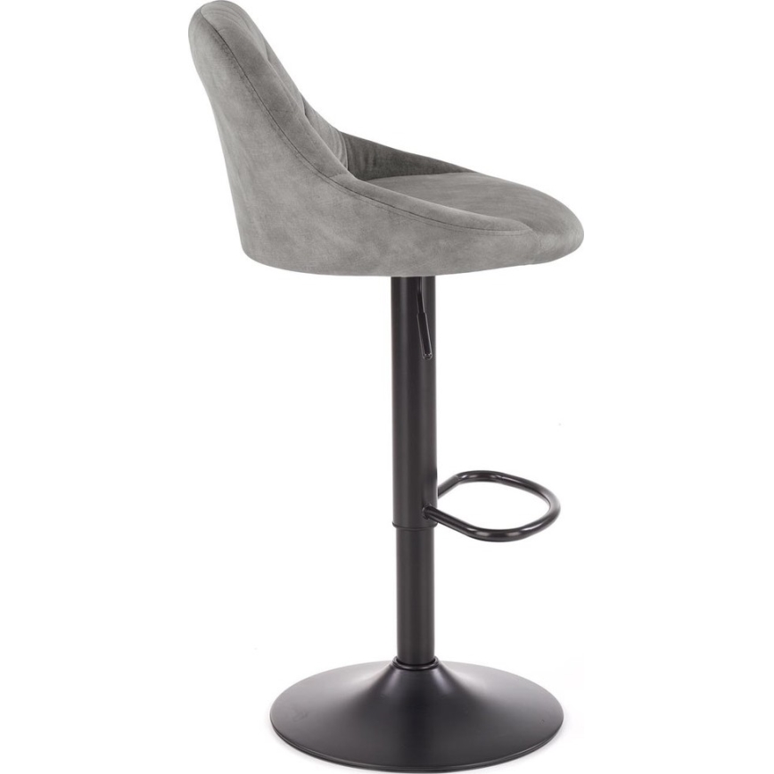 Barska stolica 106x47 cm sivo/crno