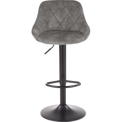 Barska stolica 106x47 cm sivo/crno