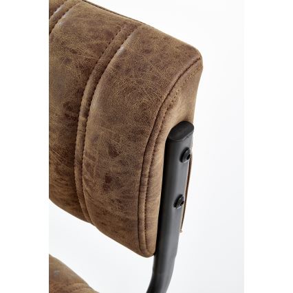 Barska stolica 109x46 cm crno/braon