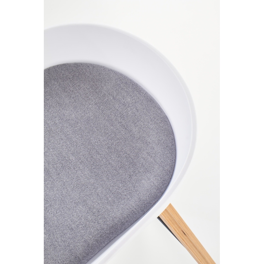 Barska stolica 81x51 cm bež/bela