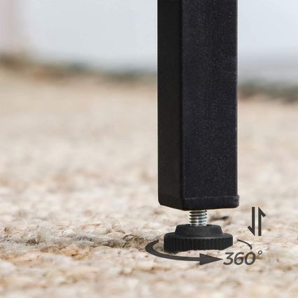 Barski sto BARTIS braon/crna