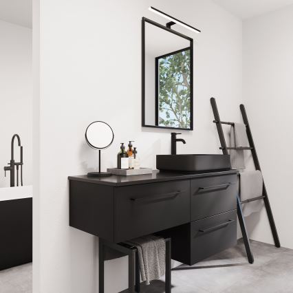 BATH DELUXE 01-060-05-02-00 - Kupaonsko ogledalo BORGSTED 60x80 cm crno