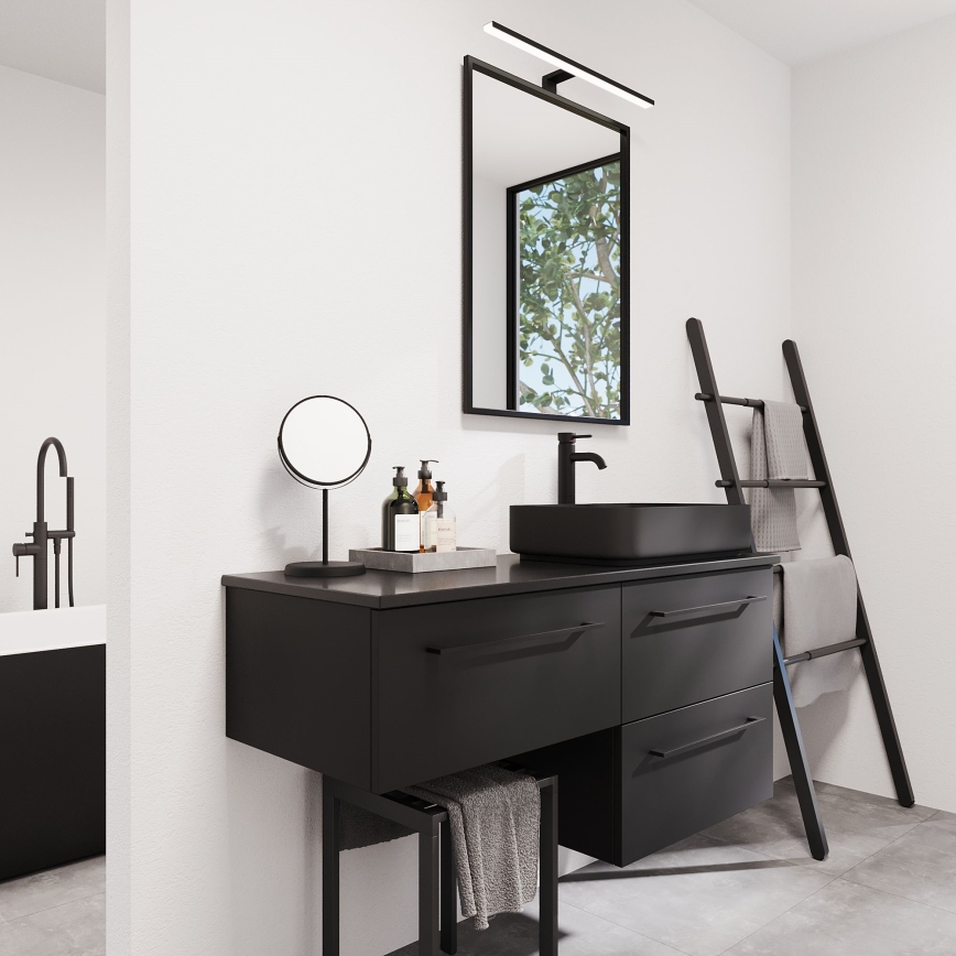 BATH DELUXE 01-060-05-02-00 - Kupaonsko ogledalo BORGSTED 60x80 cm crno