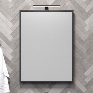 BATH DELUXE 01-060-05-02-00 - Ogledalo za kupatilo BORGSTED 60x80 cm crno