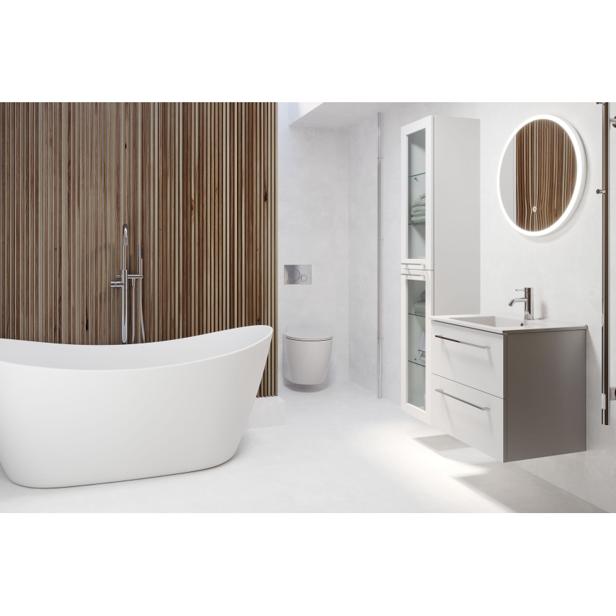 BATH DELUXE 01-060-08-58-00 - LED kupatilsko ogledalo sa pozadinskim osvetljenjem FORNAES LED/10,1W/230V IP44