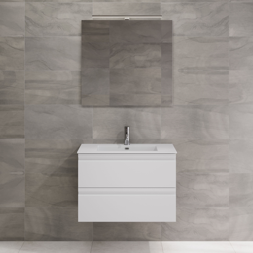 BATH DELUXE 01-080-01-58-00 - Ogledalo za kupatilo NORDBORG 80x75 cm
