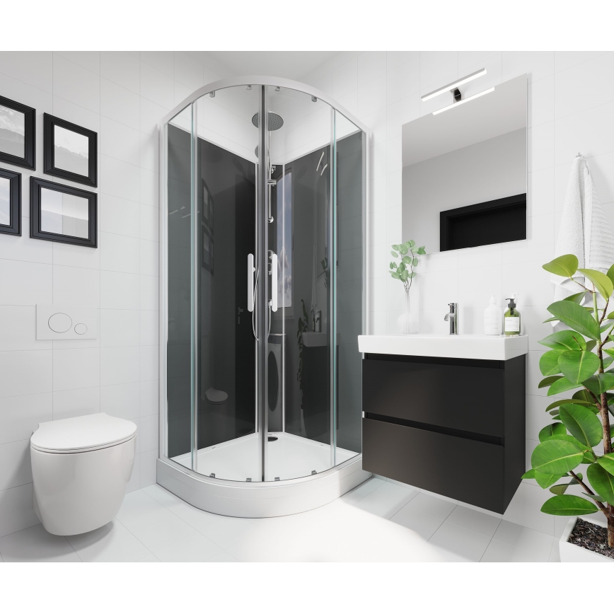 BATH DELUXE 01-080-01-58-00 - Ogledalo za kupatilo NORDBORG 80x75 cm