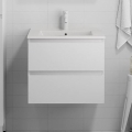 BATH DELUXE 03-060-63-01-01 - Ormarić za kupatilo sa lavaboom KENWOOD 61 cm mat bela