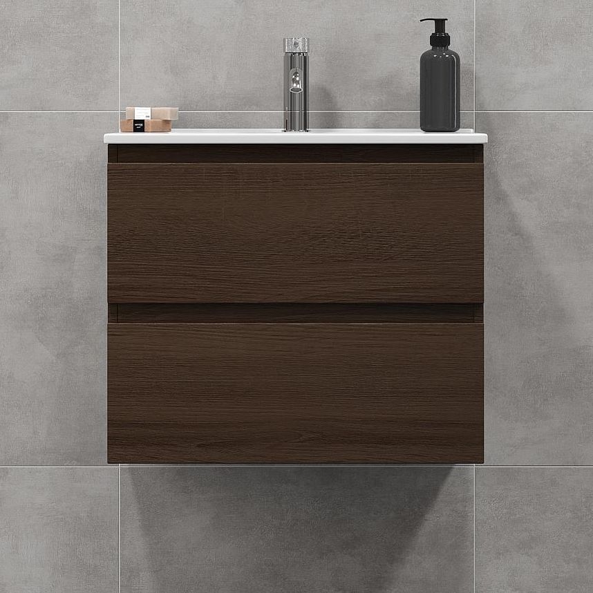 BATH DELUXE 03-060-64-84-01 - Ormarić za kupatilo sa lavaboom KENWOOD 61 cm orah