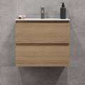 BATH DELUXE 03-060-64-86-01 - Ormarić za kupatilo sa lavaboom KENWOOD 61 cm hrast