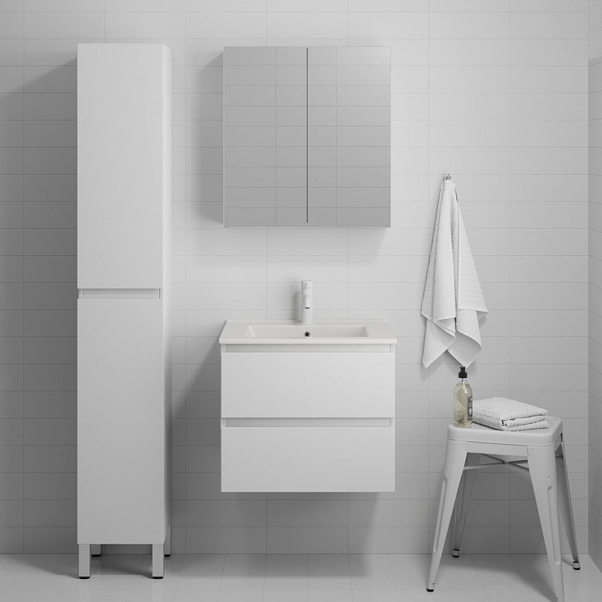 BATH DELUXE 04-030-63-01-01 - Ormarić za kupatilo KENWOOD 186 cm mat bela