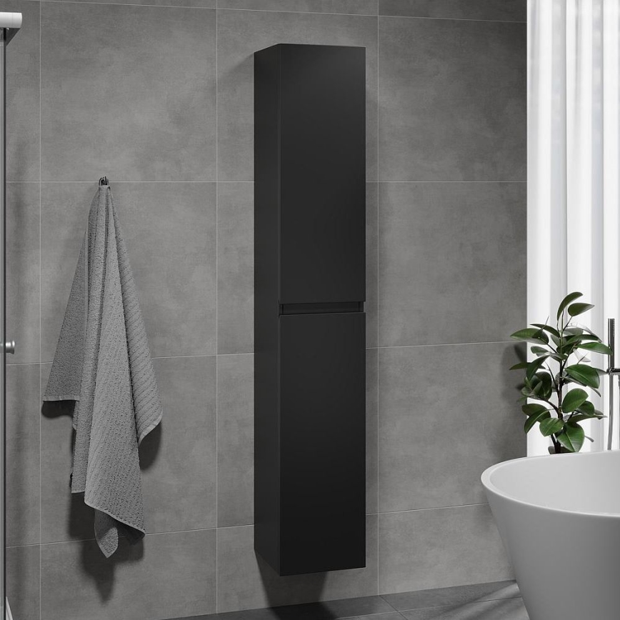 BATH DELUXE 04-030-63-02-01 - Ormarić za kupatilo KENWOOD 186 cm matirana crno