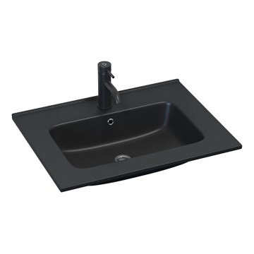 BATH DELUXE 06-060-27-02-00 - Ugradni umivaonik HYGE 61x46 cm keramika/crna