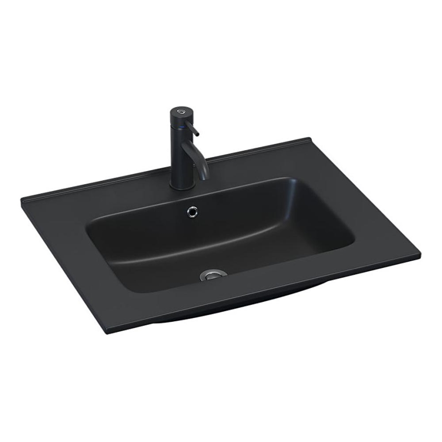 BATH DELUXE 06-060-27-02-00 - Ugradni umivaonik HYGE 61x46 cm keramika/crna