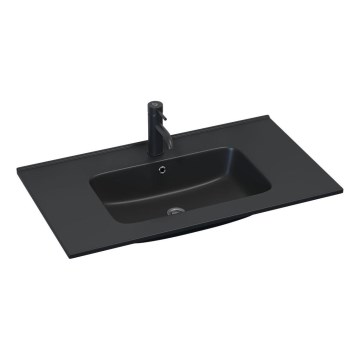 BATH DELUXE 06-080-27-02-00 - Ugradni umivaonik HYGE 81x46 cm keramika/crna