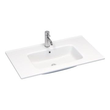 BATH DELUXE 06-080-27-11-00 - Ugradni umivaonik HYGE 81x46 cm keramika/bela