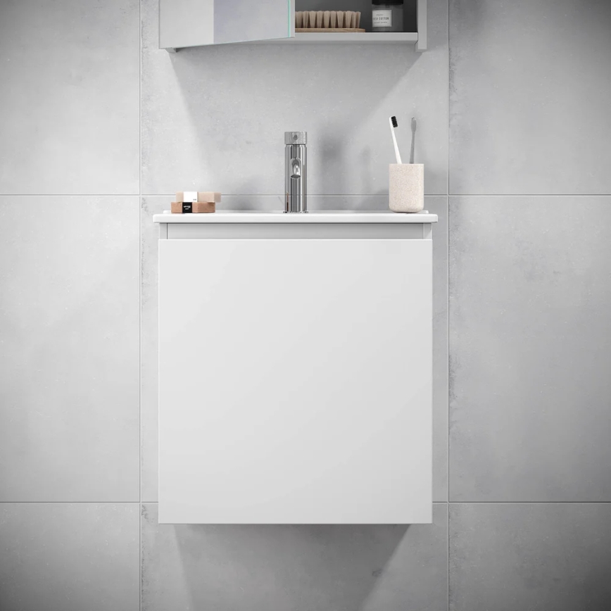 BATH DELUXE 09-050-63-01-01 - Ormarić za kupatilo sa lavaboom KENWOOD 51 cm mat bela