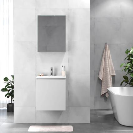 BATH DELUXE 09-050-63-01-01 - Ormarić za kupatilo sa lavaboom KENWOOD 51 cm mat bela