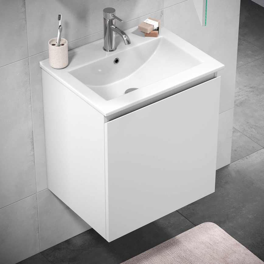 BATH DELUXE 09-050-63-01-01 - Ormarić za kupatilo sa lavaboom KENWOOD 51 cm mat bela