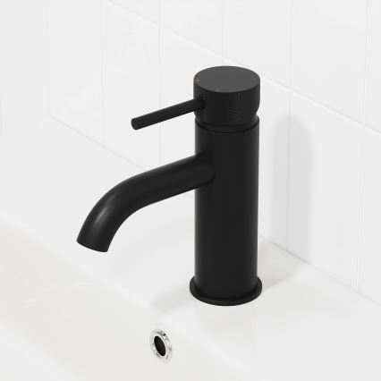 BATH DELUXE 28-005-03-02-00 - Slavina za lavabo ANHOLT 15,6 cm matirana crno