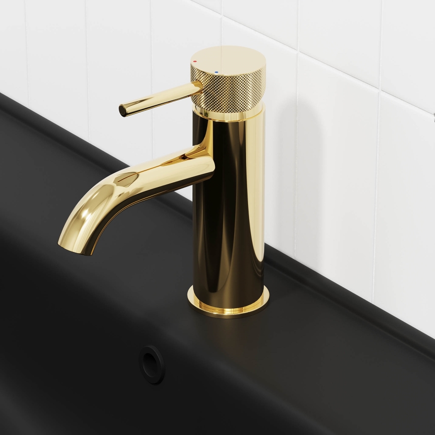 BATH DELUXE 28-005-03-64-00 - Slavina za lavabo ANHOLT 15,6 cm sjajni mesing