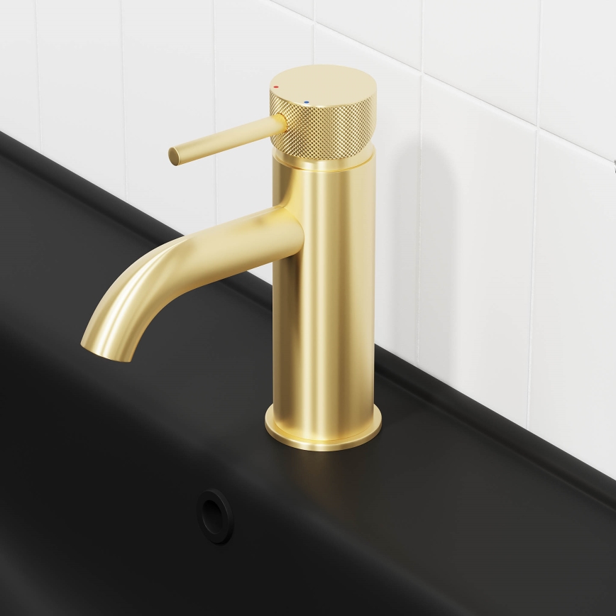 BATH DELUXE 28-005-03-70-00 - Slavina za lavabo ANHOLT 15,6 cm brušeno mesing