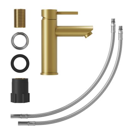 BATH DELUXE 28-017-03-70-02 - Slavina za umivaonik RINGSTED 17,8 cm, brušeni mesing