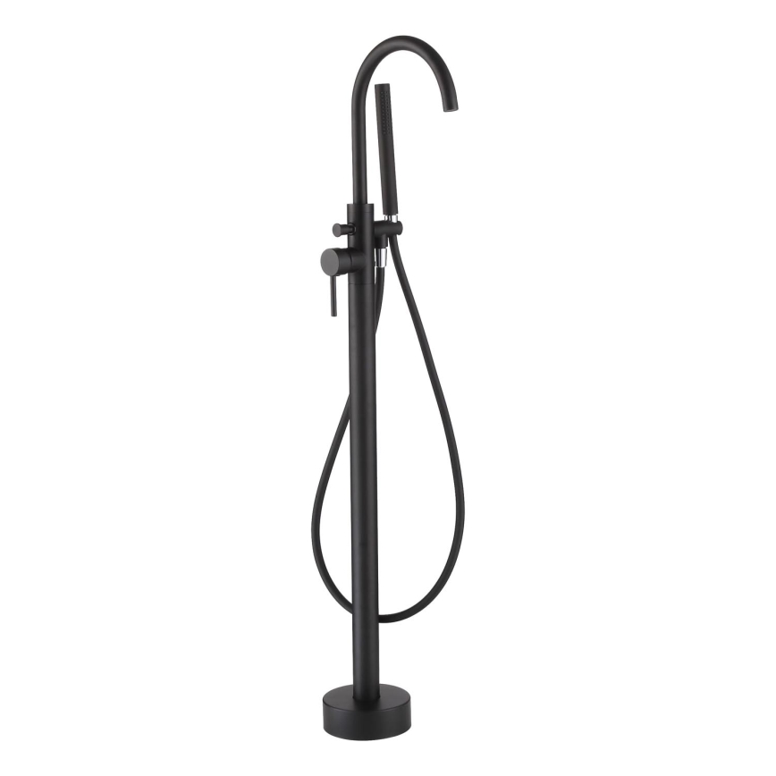 BATH DELUXE 28-114-01-02-00 - Samostojeći Set za kadu sa mešalicom DRAGOR 116 cm matirana crno