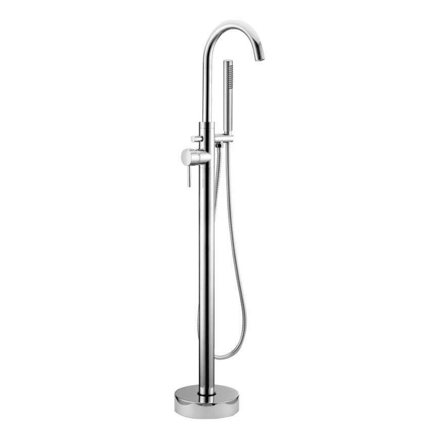 BATH DELUXE 28-114-01-60-00 - Samostojeći Set za kadu sa mešalicom DRAGOR 116 cm sjajni krom