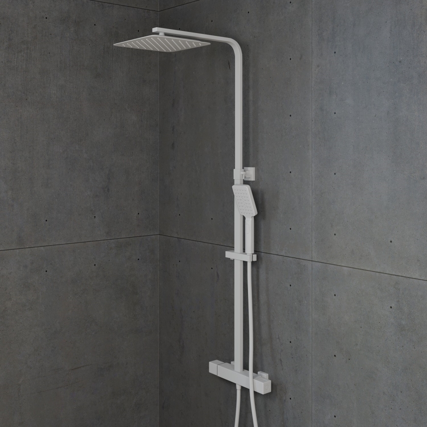 BATH DELUXE 31-120-06-01-00 - Set za tuširanje sa termostatskom mešalicom NAESBY mat bela