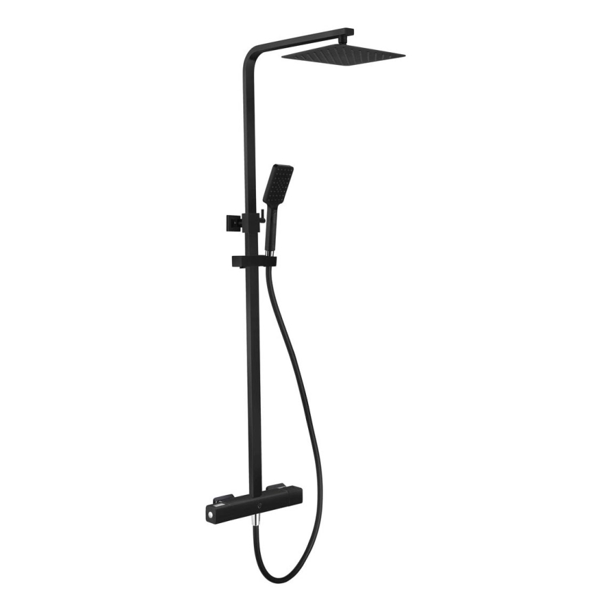 BATH DELUXE 31-120-06-02-00 - Set za tuširanje sa termostatskom mešalicom NAESBY matirana crno