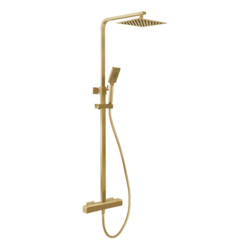 BATH DELUXE 31-120-06-70-00 - Set za tuširanje sa termostatskom mešalicom NAESBY brušeno mesing