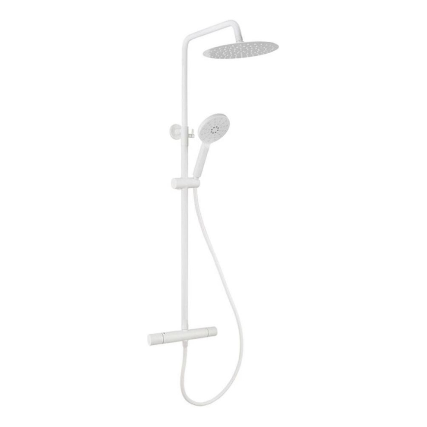 BATH DELUXE 31-120-07-01-00 - Tuš set sa termostatskom baterijom DRAGOR u mat beloj boji
