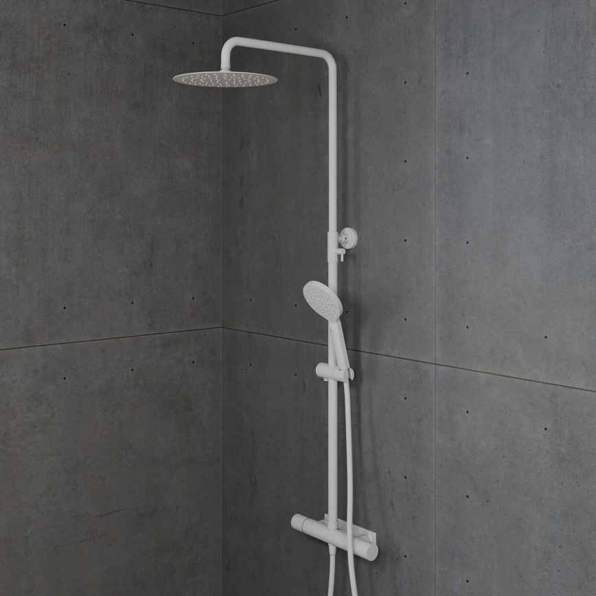 BATH DELUXE 31-120-07-01-00 - Set za tuširanje sa termostatskom mešalicom DRAGOR mat bela